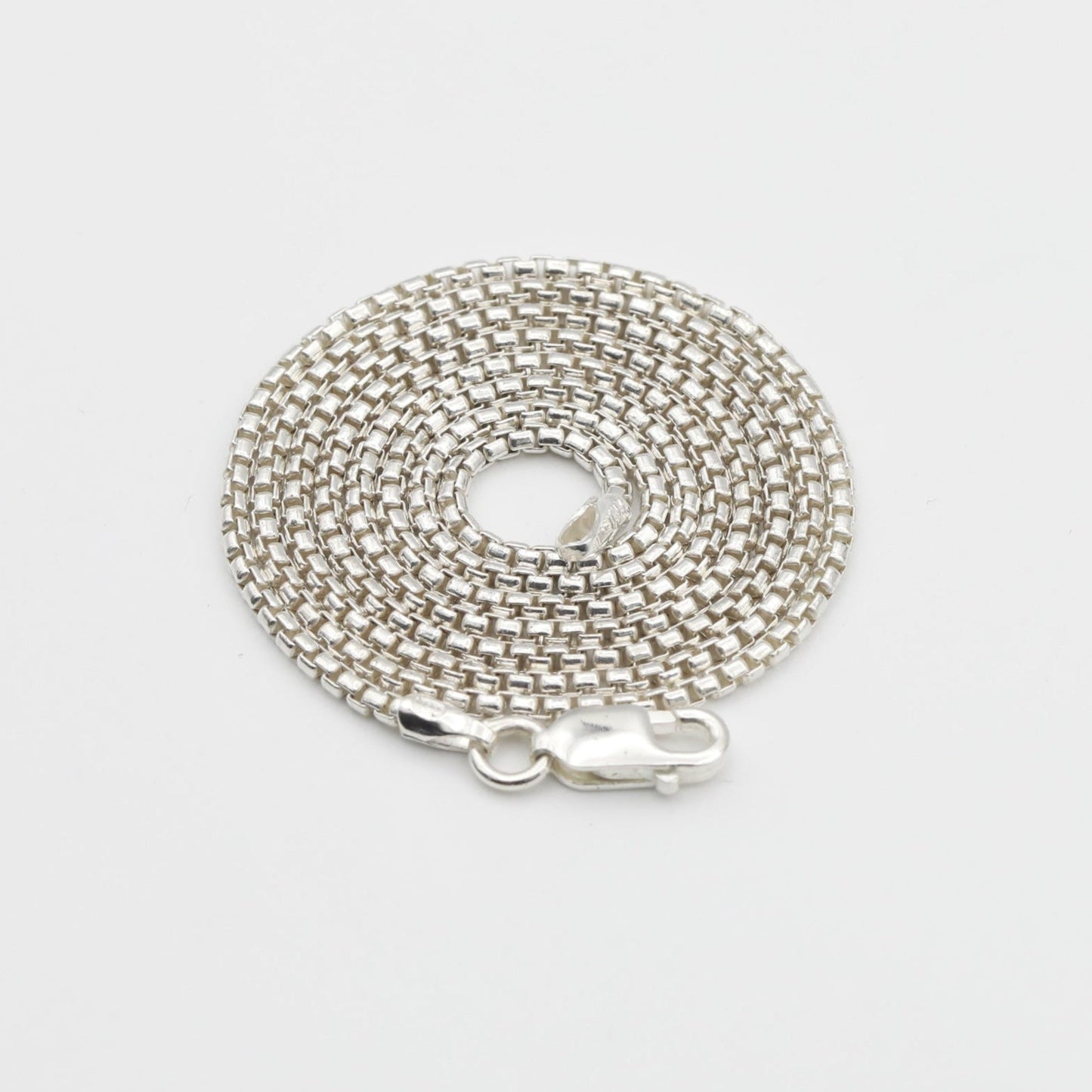 Sterling Silver Rounded Box Chain 1.mm
