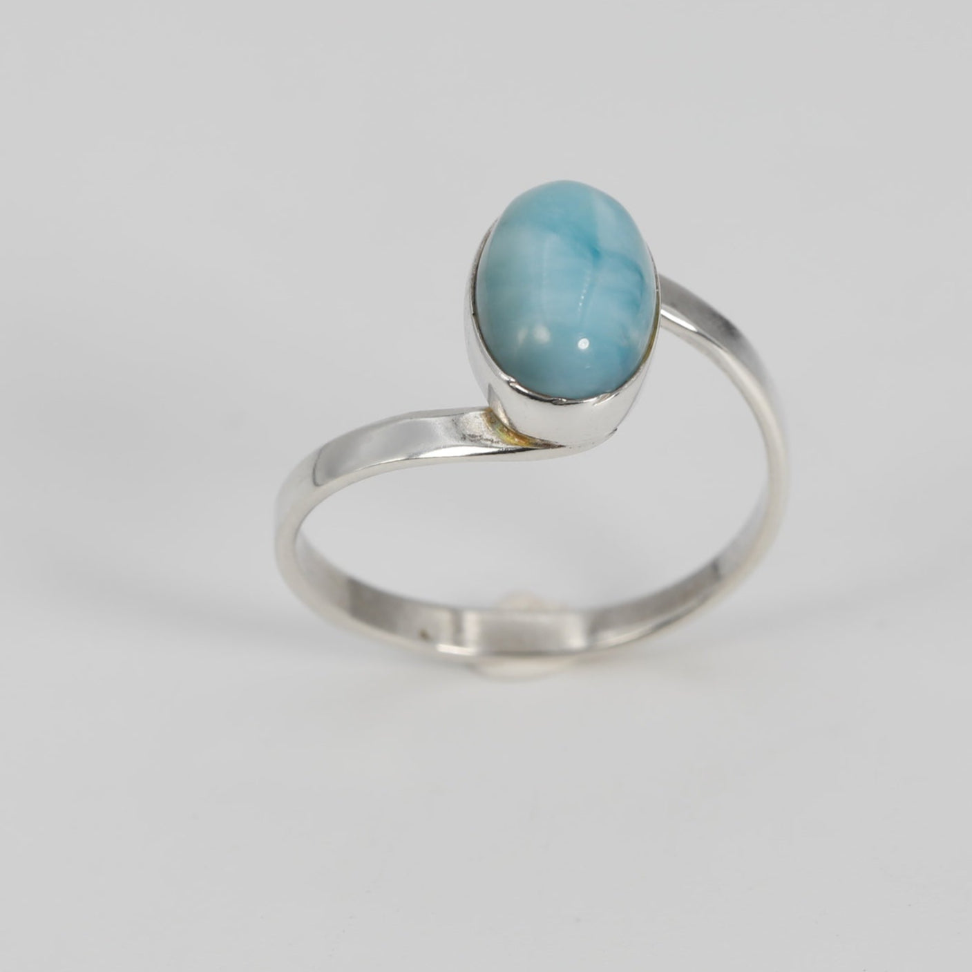 Larimar oval ring