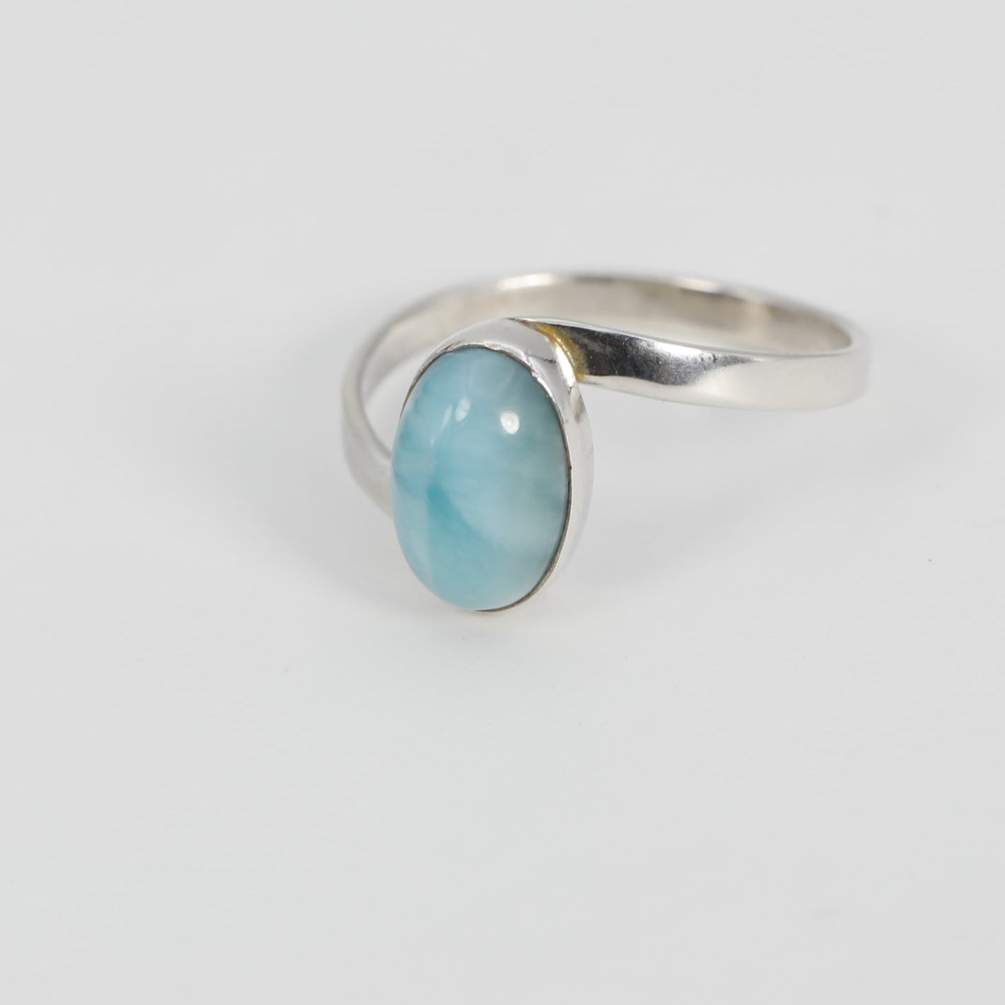 Larimar oval ring