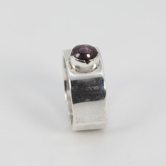 Start Ruby Silver Ring