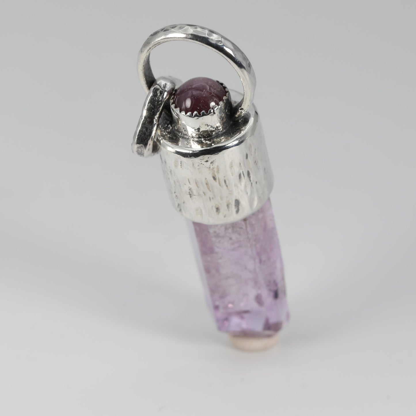 Large Water Amethys and Start Ruby Talisman