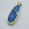 Ocean Blue Opal & Diamond Pendant