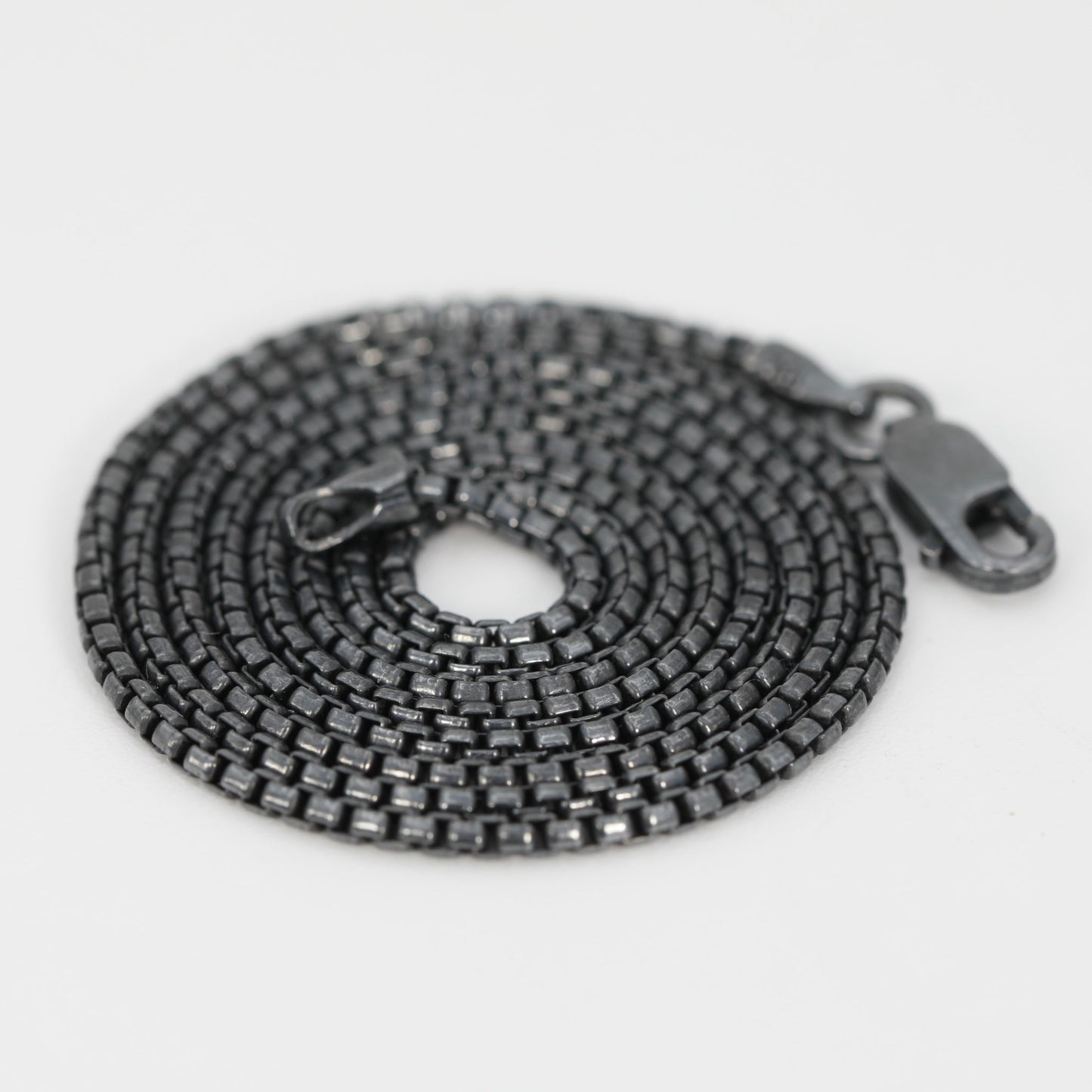 Sterling Silver Rounded Box Chain 1.mm