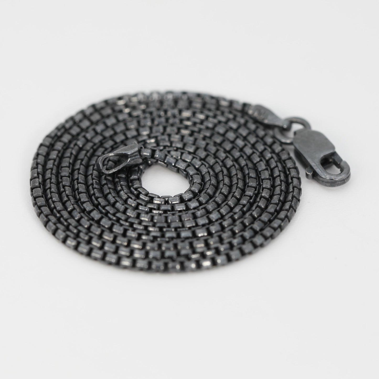 Sterling Silver Rounded Box Chain 1.mm