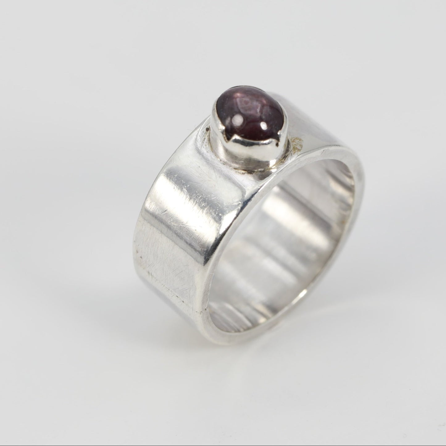 Start Ruby Silver Ring