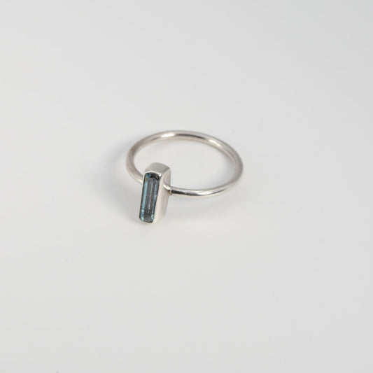 Natural Aquamarine Ring